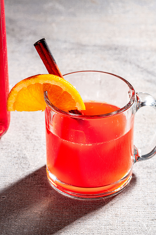 Hot Blood Orange Cider